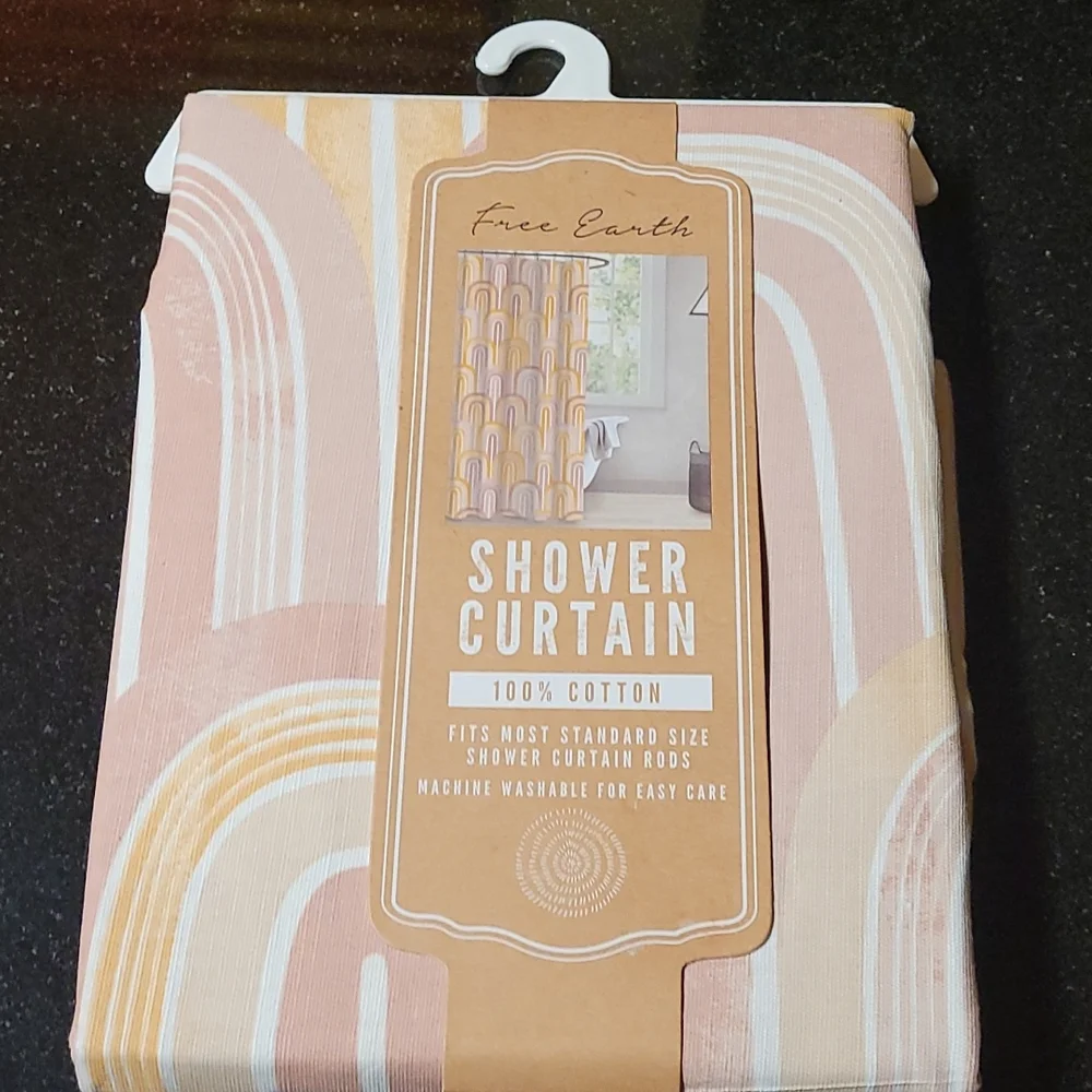 Free Earth Shower Curtain